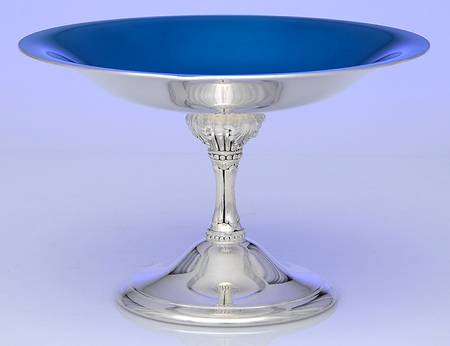 141 (Silverplate, Hollowware) Round Compote (Height X Width)
