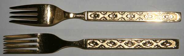 Golden Glow (Gold Electroplate) Fork
