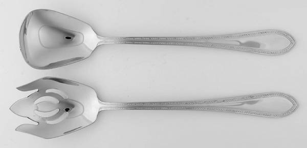 Royal Braid (Stainless) Solid Oversized Serving Salad Set