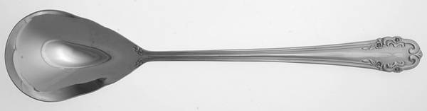 Saville Garden (Stainless) Oversize Solid Salad Serving Spoon