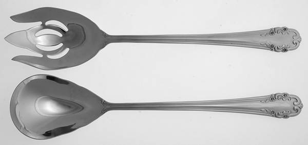 Saville Garden (Stainless) Solid Oversized Serving Salad Set