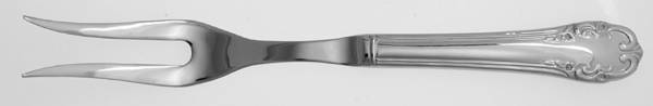 Saville Garden (Stainless) Small Solid Steak Carving Fork