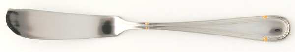 RBL27 (Stainless, Gold Accent) Flat Handle Master Butter Knife