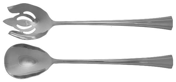 Brookshire (Stainless) Solid Oversized Serving Salad Set