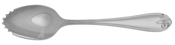 Ribbon Crest (Stainless) Fruit/Orange Spoon Individual, Serrated Bowl HC