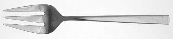 Silver Ridge (Stainless) Medium Solid Cold Meat Serving Fork