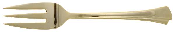 East Hampton Gold (Electroplate) Medium Solid Cold Meat Serving Fork