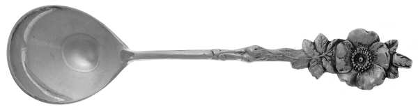 Harlequin (Sterling) Large Chocolate Spoon