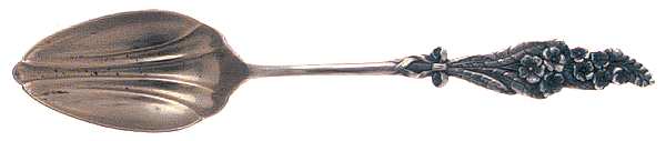 Harlequin (Sterling) Fruit/Orange Spoon
