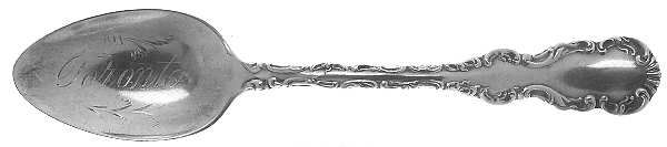 Canada Souvenir Spoons (Sterling) Canada Teaspoon