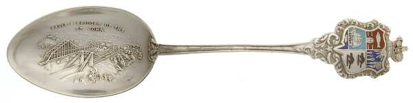Canada Souvenir Spoons (Sterling) Canada Five O'Clock Spoon