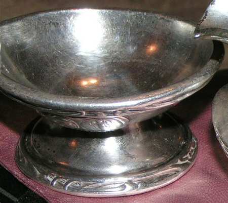 Alexandria (Silverplate, Hollowware) Silverplate Open Sugar Bowl