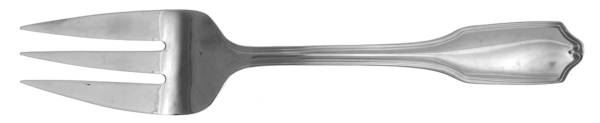 Regent Scroll (Stainless) Medium Solid Cold Meat Serving Fork