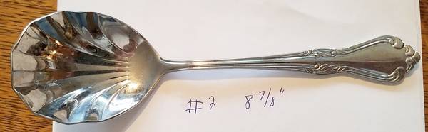 Fairisle (Stainless) Pierced Solid Serving Spoon