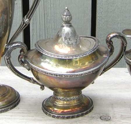 06150 (Silverplate, Hollowware) Sugar Bowl & Lid