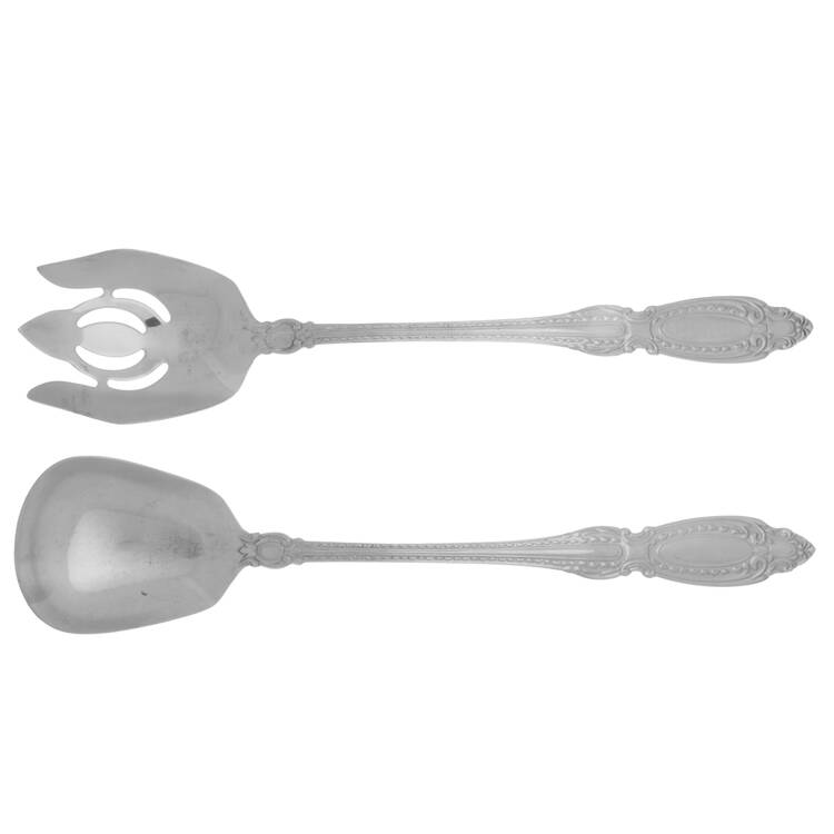 Gwyneth (Stainless) (2 Pc) Solid Salad Set