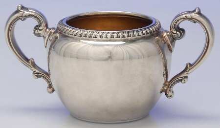 D4095 (Silverplate, Hollowware) Silverplate Mini Open Sugar