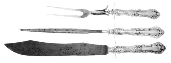 RKF1 (Sterling) (3 Pc)Carving Set-Lg Stnbl/Roast w/Sterling Guard