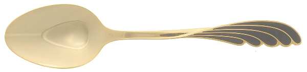 Wave Golden Black (Stainless) Place/Oval Soup Spoon