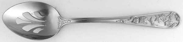 Queen's Garden (Stainless) Pierced Tablespoon (Serving Spoon)