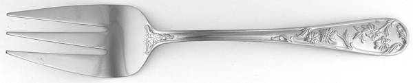 Queen's Garden (Stainless) Large Solid Cold Meat Serving Fork