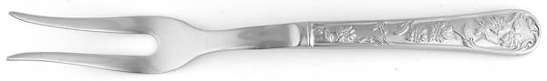 Queen's Garden (Stainless) Small Solid Steak Carving Fork