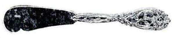 R5R1 (Sterling, Gold Vermeil) Flat Handle Butter Spreader