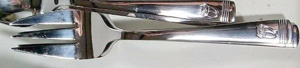 Little Hoot (Stainless) Medium Solid Cold Meat Serving Fork
