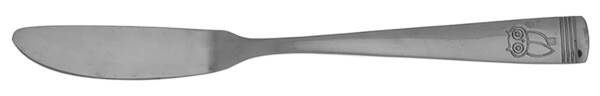 Little Hoot (Stainless) Flat Handle Master Butter Knife