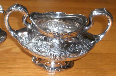 3717 (Silverplate, Hollowware) Sugar Bowl No Lid