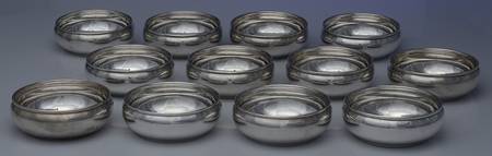 X728 (Sterling, Hollowware) Cream Soup Bowl - Set of 12