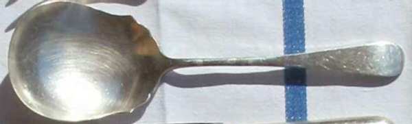 Old English (Sterling) Solid Smooth Berry/Casserole Spoon
