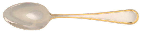 Ascot-Gold Accent (Stainless) Place/Oval Soup Spoon