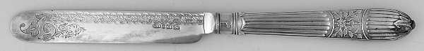 RBL32 (Silverplate) Individual Hollow Handle Fish Knife,Slvp Blade