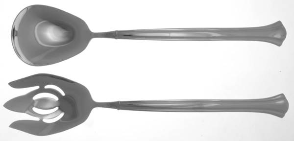 Endicott (Stainless) Solid Oversized Serving Salad Set