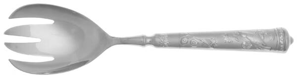 Audubon's Bird of Paradise (Stainless) Salad Serving Fork with Stainless Prongs