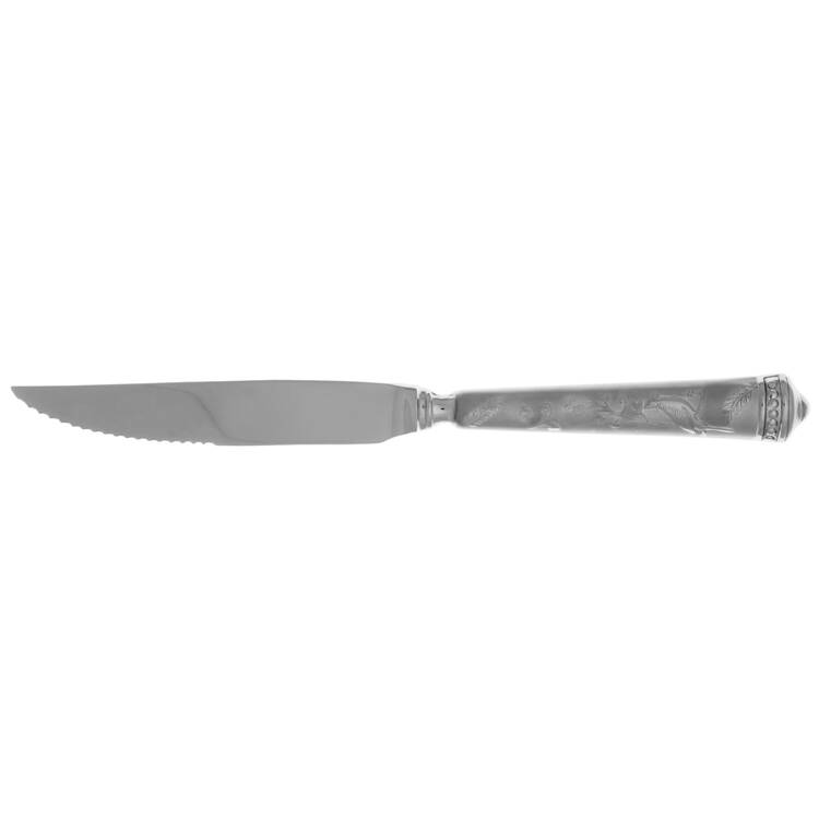 Audubon's Bird of Paradise (Stainless) Steak Knife Individual Hollow, Serrate HC