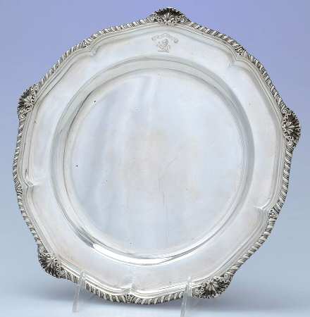 R5S1 (Sterling, Hollowware) Dinner/Service Plate