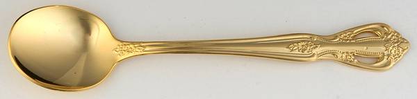 Chambley Gold (Gold Electroplate) Sugar Spoon by Retroneu