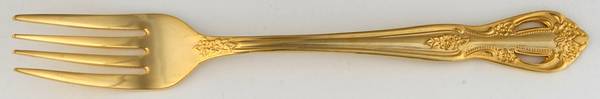 Chambley Gold (Gold Electroplate) Individual Salad Fork