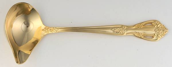 Chambley Gold (Gold Electroplate) Solid Gravy Ladle
