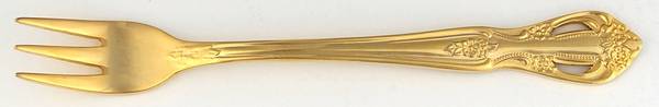 Chambley Gold (Gold Electroplate) Cocktail/Seafood Fork