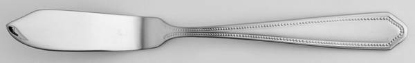 Crestridge Bead (Stainless) Flat Handle Master Butter Knife