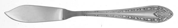Marie Antoinette (Stainless) Flat Handle Master Butter Knife