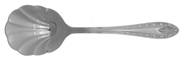 Marie Antoinette (Stainless) Solid Shell Casserole Spoon