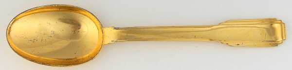 Art Deco (Gold Electroplate) Place/Oval Soup Spoon