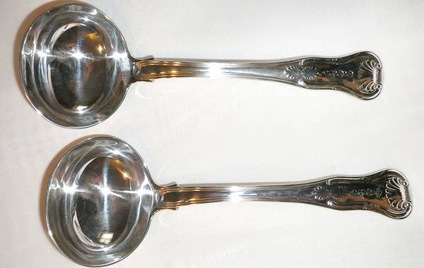 R4P2 (Sterling) Solid Gravy Ladle