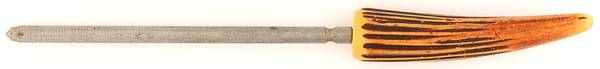 REF10 (Stainless) Small Steel Rod Sharpener Knife