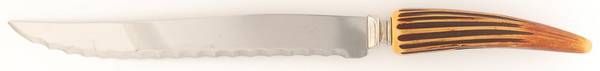 REF10 (Stainless) Large Stainless Blade Roast Carving Knife