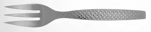 Weave (Stainless) Medium Solid Cold Meat Serving Fork